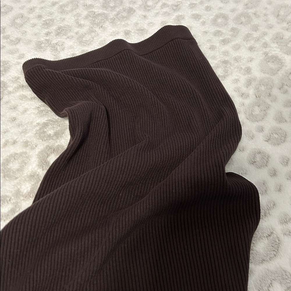 Ribbed Midi H&M Skirt